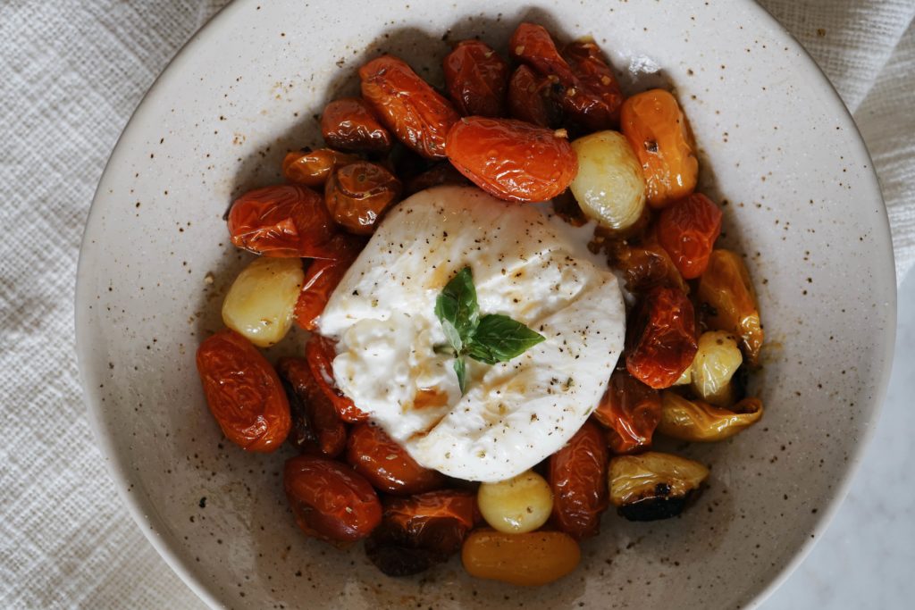 Oven Roasted Tomato & Burrata