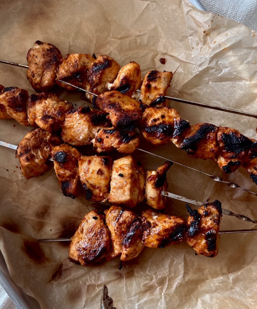 chipotle chicken skewers