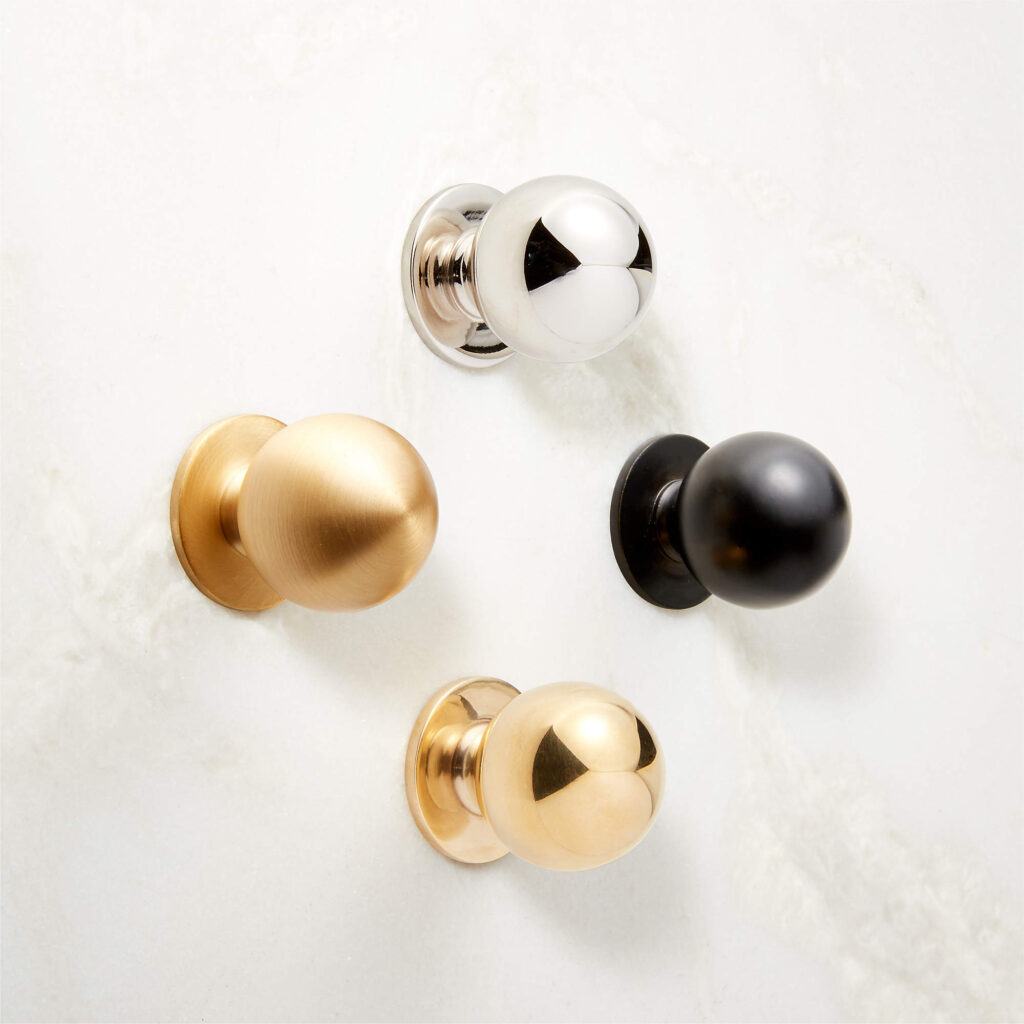 CB2 round knobs