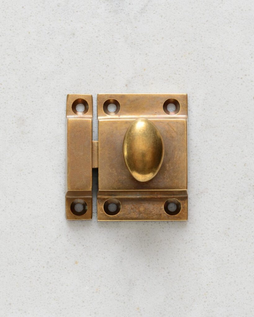 Devol Kitchen Bella Brass Cupboard Catch